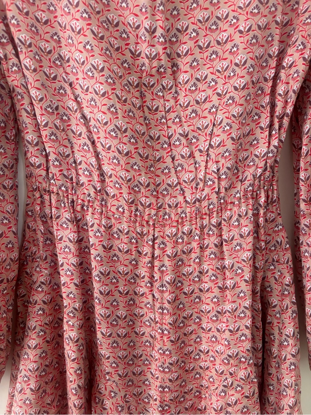NWT Maje Rilivia Floral-Print Ruffled Woven Mini Dress viscose lightweight 34 XS - Picture 6 of 14